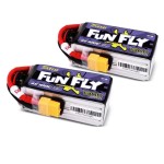 TATTU FUNFLY 1300mAh 1550mAh 1800mAh 3S 4S 11.1V 14.8V 100C Battery XT60 Plug for 250 230 210 180 Size Drone